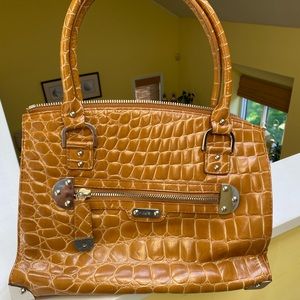 Rafe brand bag. Croc embossed. Gorgeous color for fall or anytime
